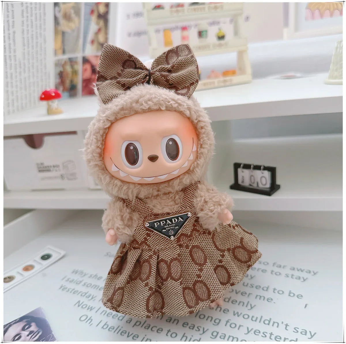 Labubu Sitting Party Outfit Set