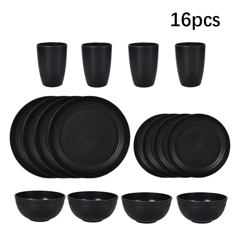 Camping Tableware Set 4/16PCS