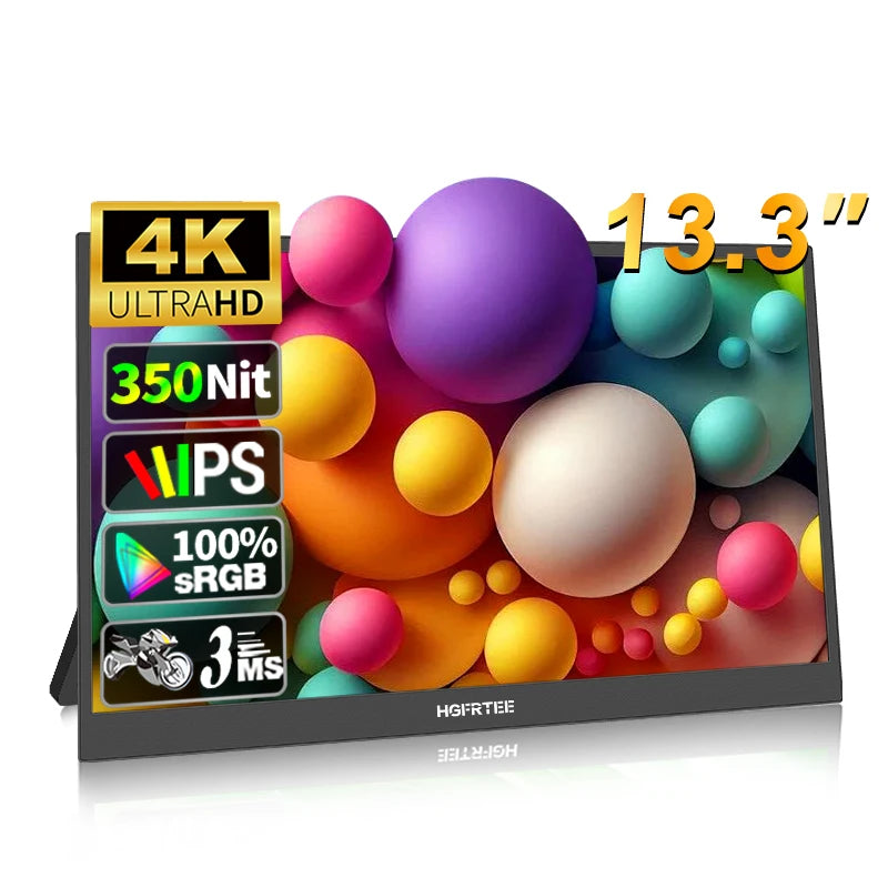 HGFRTEE 13.3" 4K Monitor