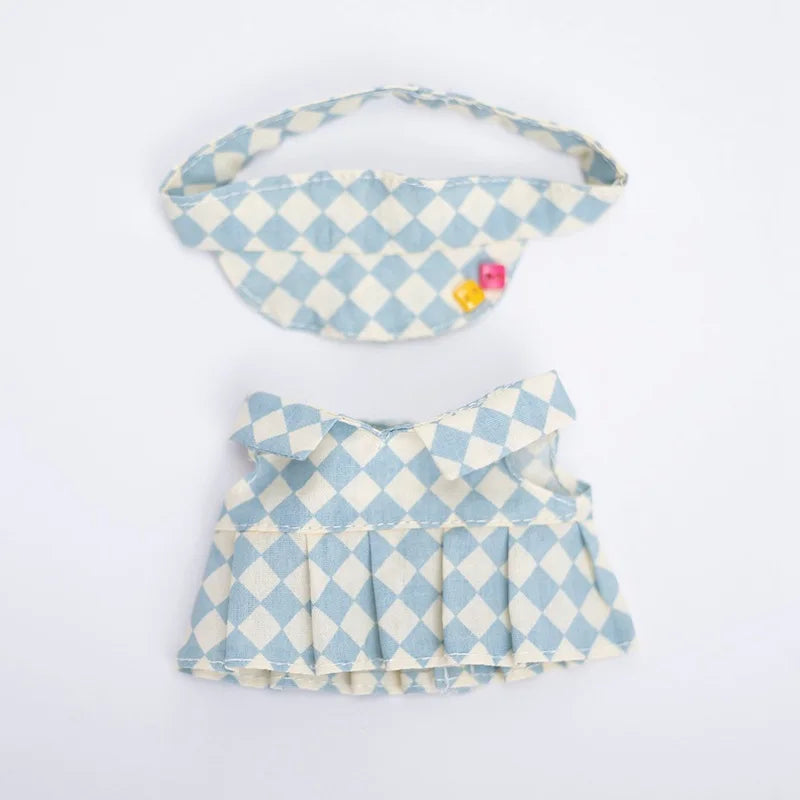 Yoocour Labubu Checkerboard Tennis Outfit