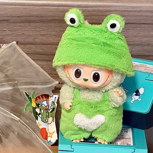 Labubu Macaron Frog Jumpsuit Set