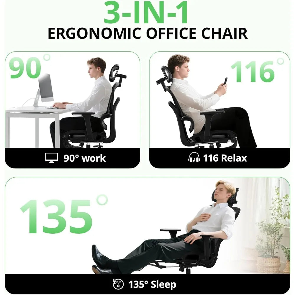CHENGWEI Ergonomic Mesh Office Chair
