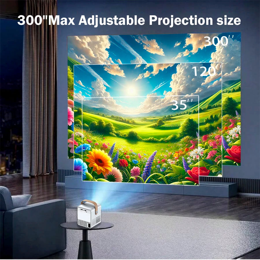 Portable 4K HD Smart Projector