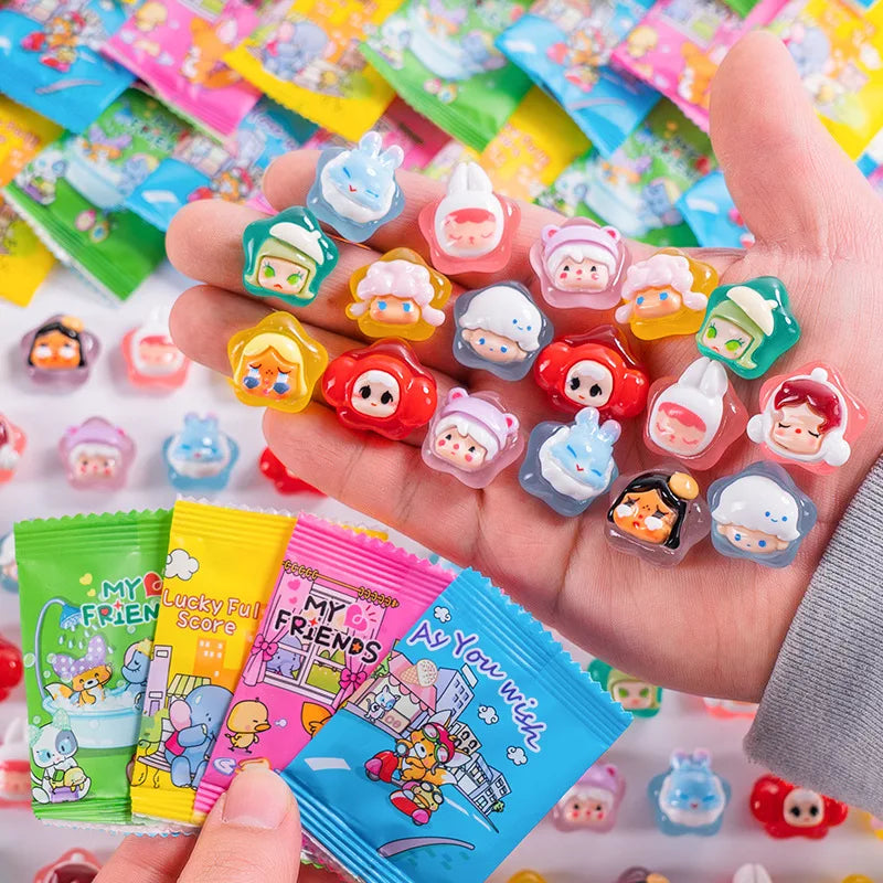 50pcs Labubu Random Pack Animal Action Figures