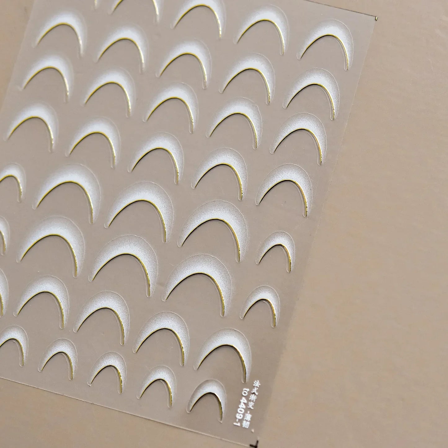 5D Spider Web Nail Sticker