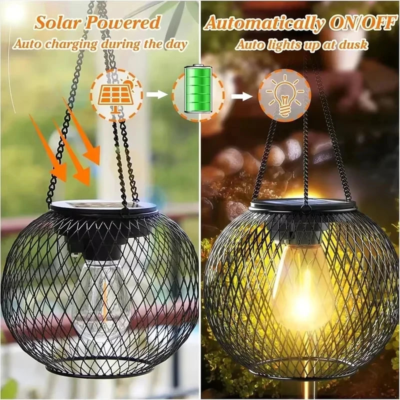 Decorative Solar Outdoor Hanging Lanterns