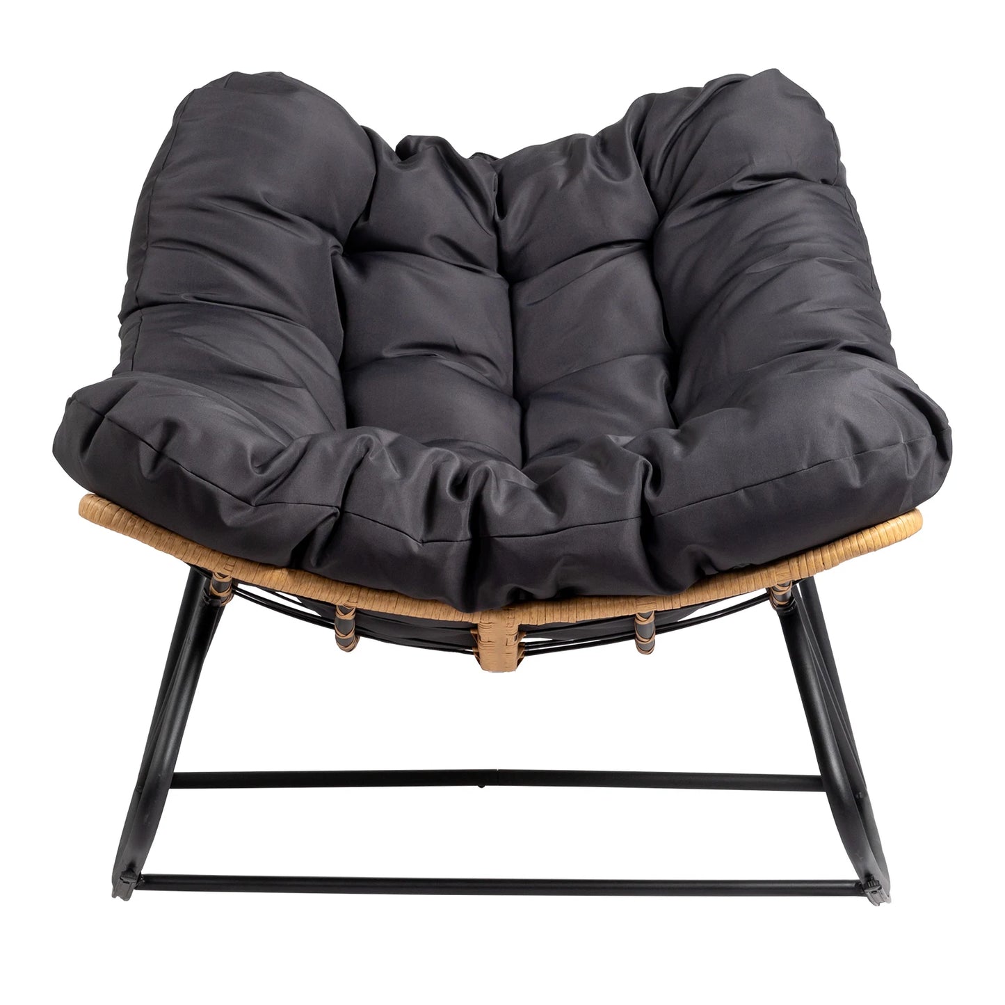 Oversized Outdoor Papasan Rocking Chair