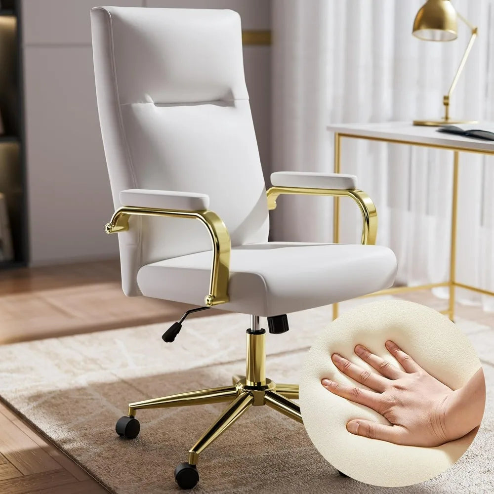White Gold Executive Office Chair