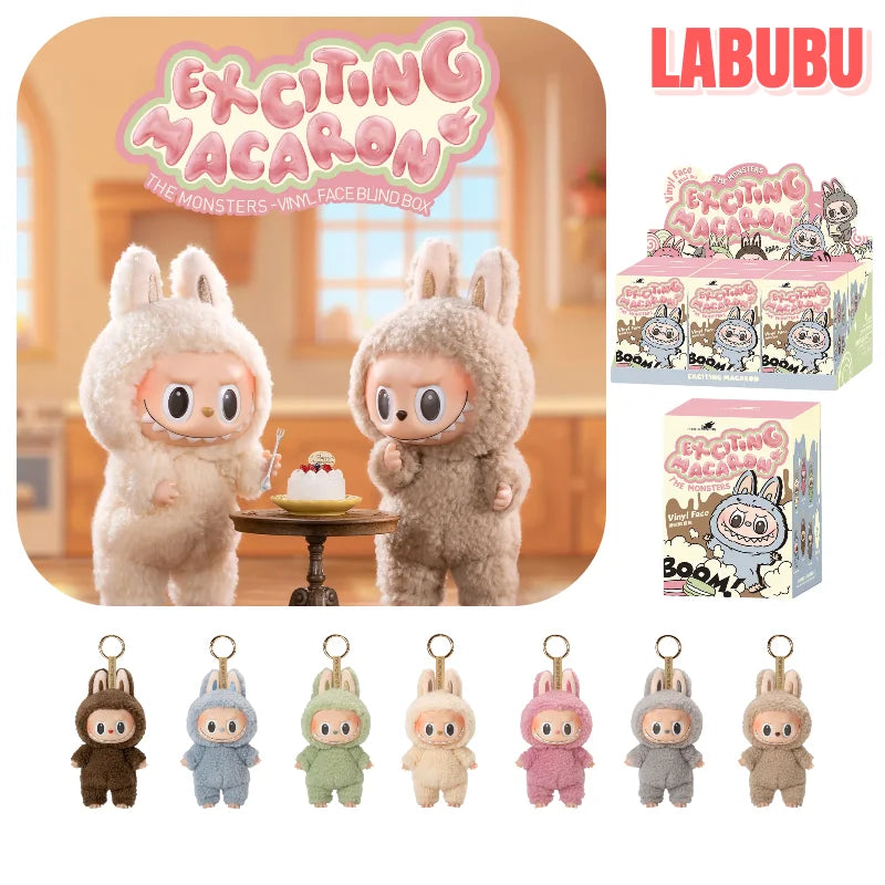 Labubu V1–V3 Macaron Pendant Doll