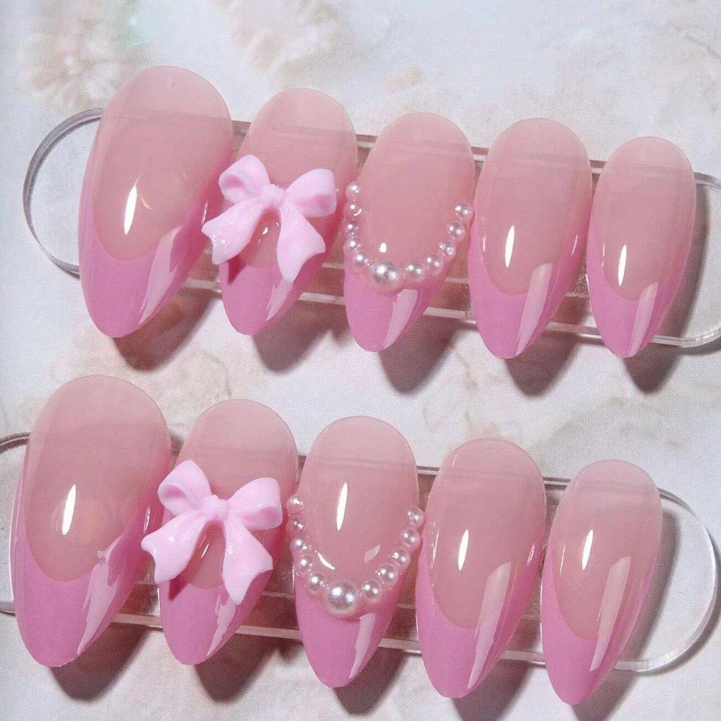 24Pcs Sweet Press-On Nail Set