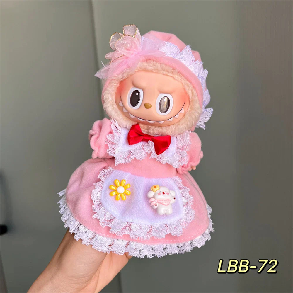 Labubu 17cm Mini Doll Outfits