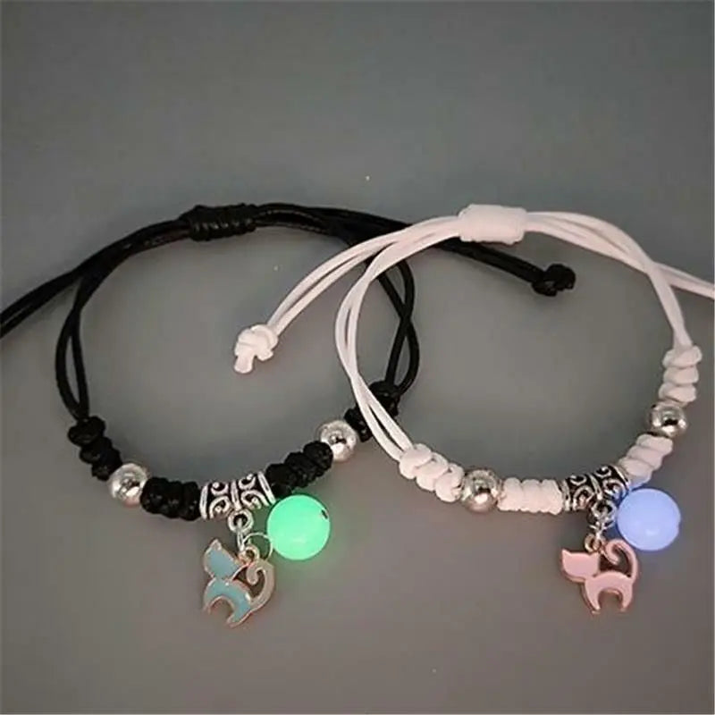 Luminous Beads Star Couple Bracelet