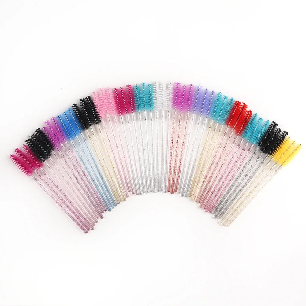 50pcs Disposable Eyelash Brush Set