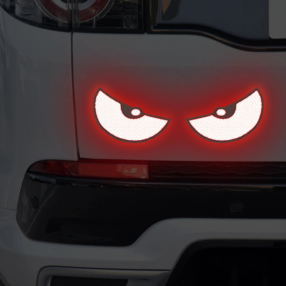 Reflective Devil Eye Car Stickers