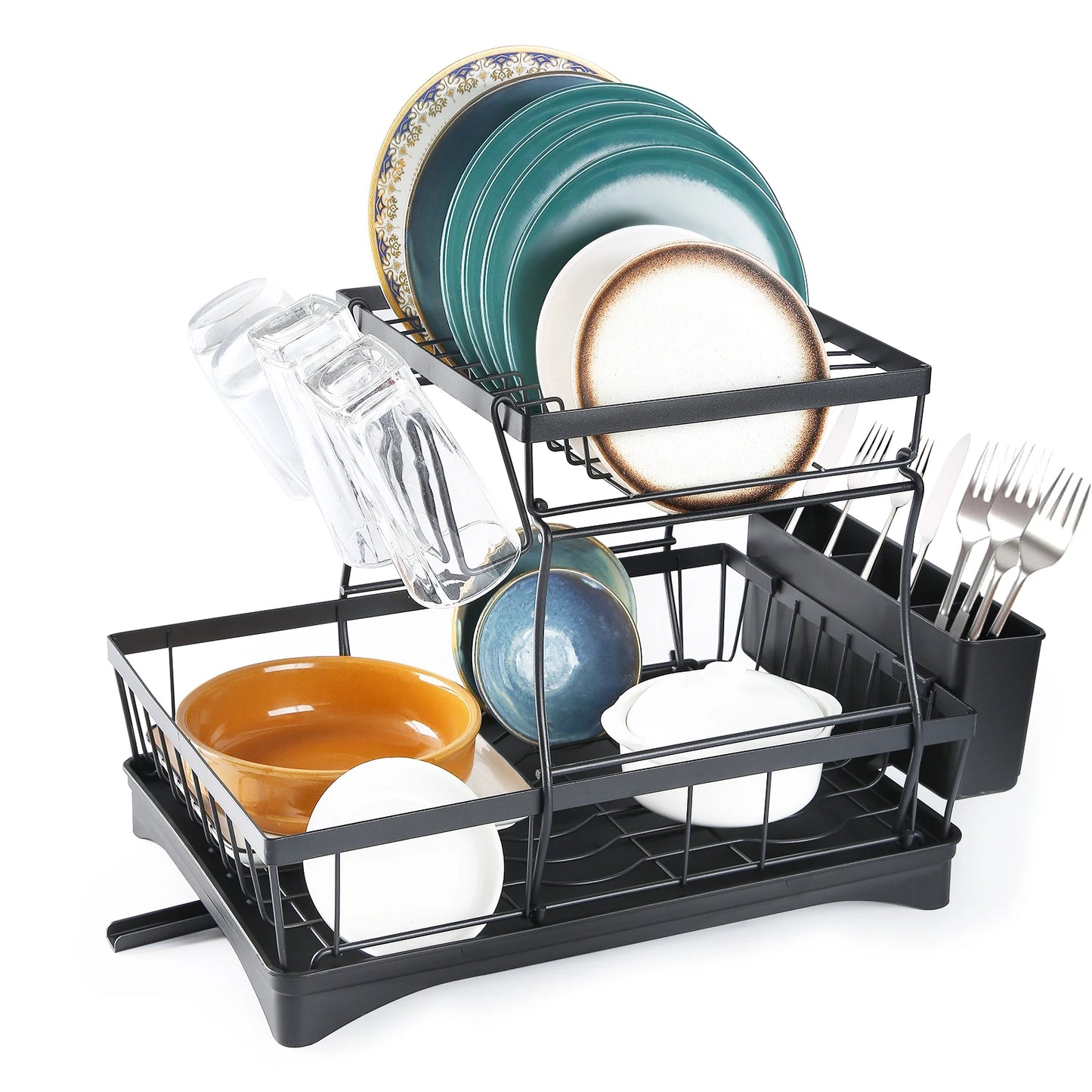 2-Tier Kitchen Dish Drying Rack