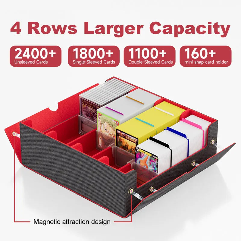 Leather Trading Card Storage Box