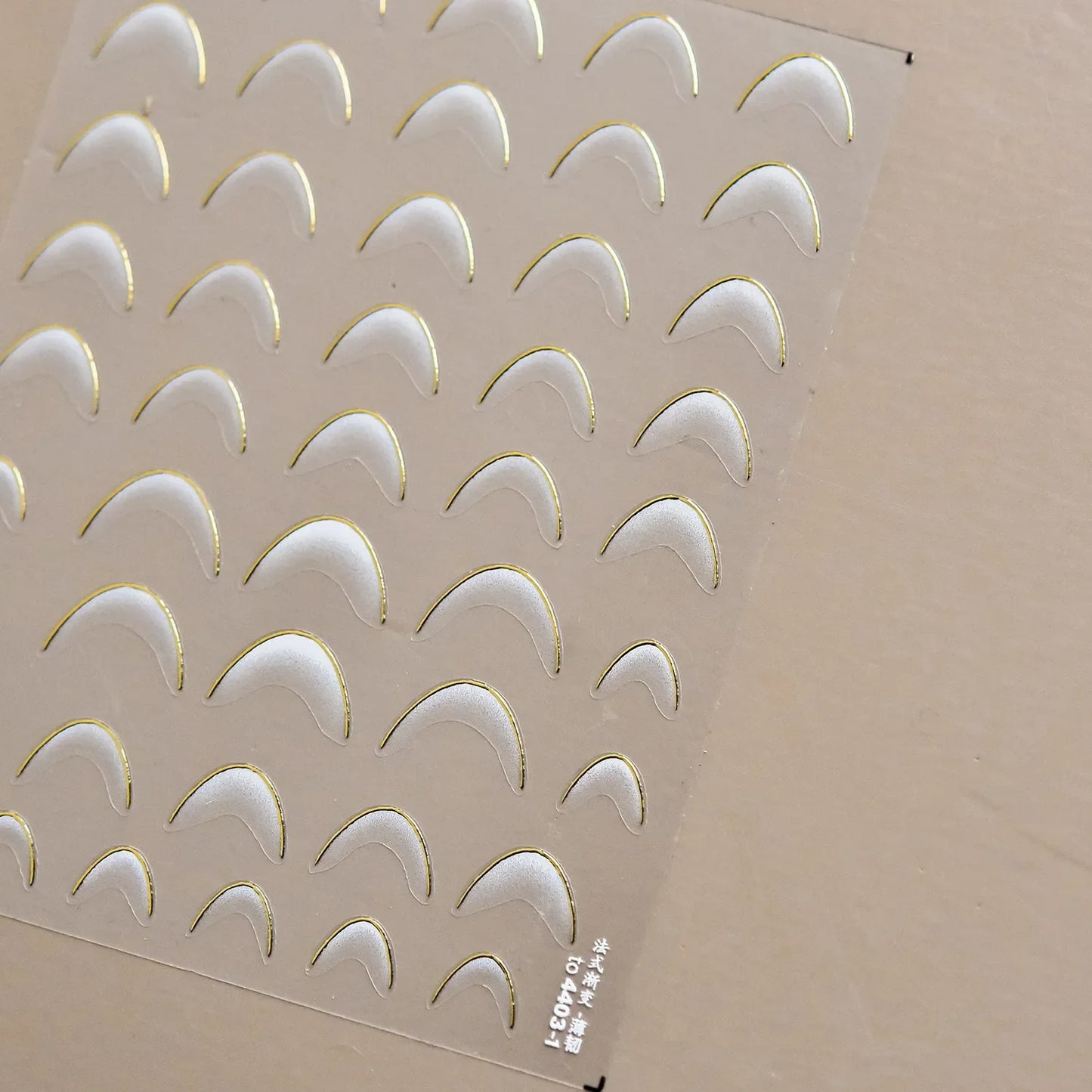 5D Spider Web Nail Sticker