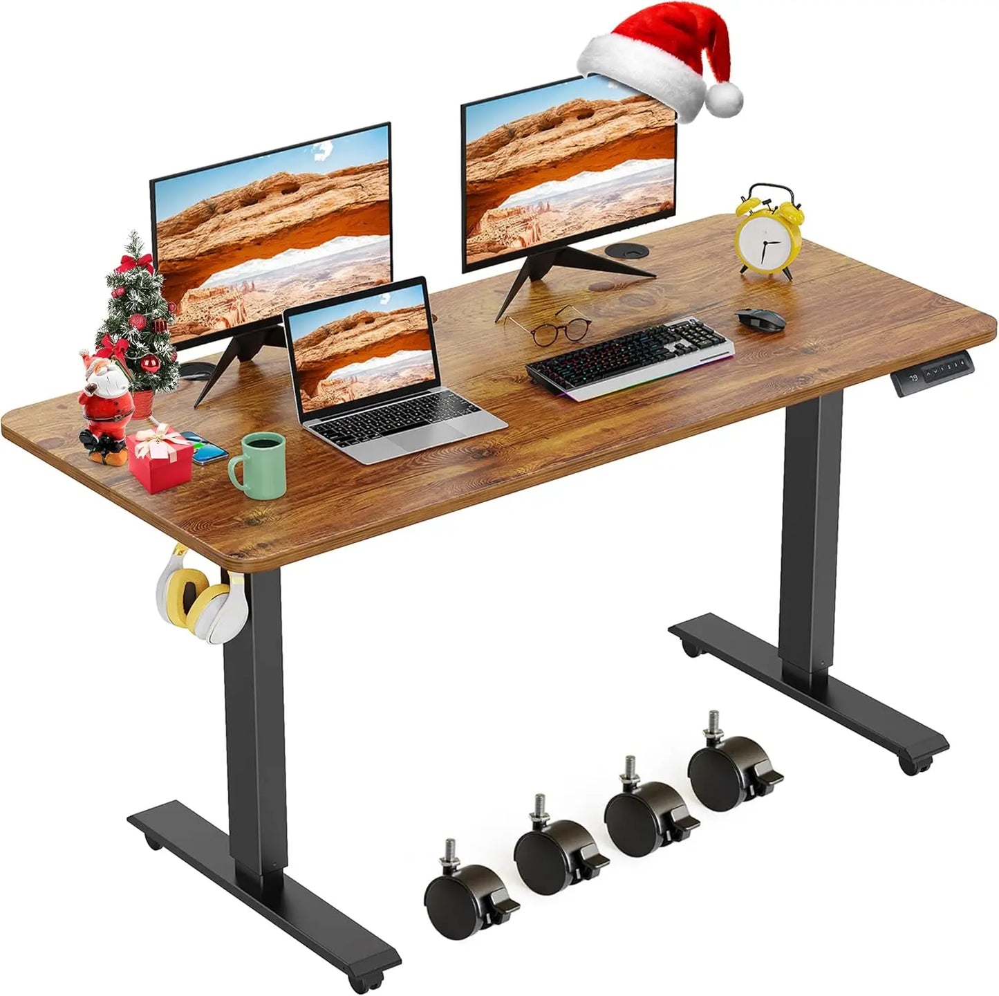 HUANZHUANG 48x24 Inch Electric Standing Desk