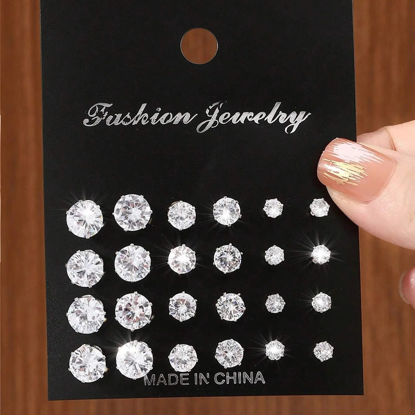 Luxury Zirconia Earrings Set