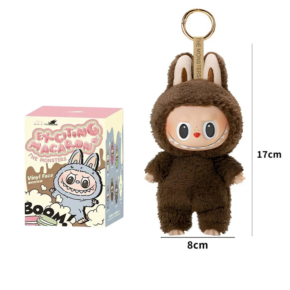 Pop Mart Labubu Monsters Batimento Cardíaco Macaron Pendant