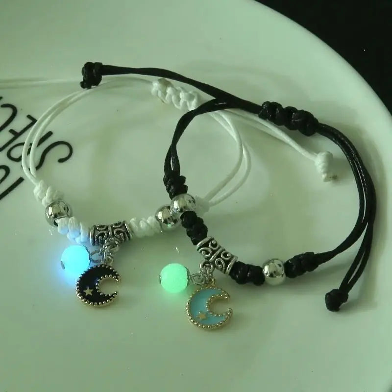Luminous Beads Star Couple Bracelet