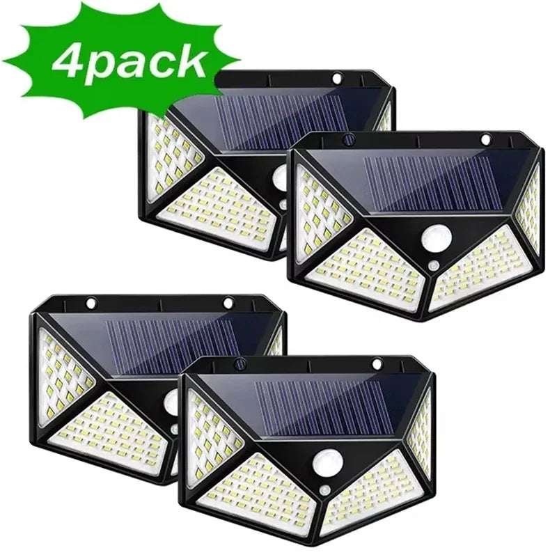 4PCS Solar LED Wall Lights