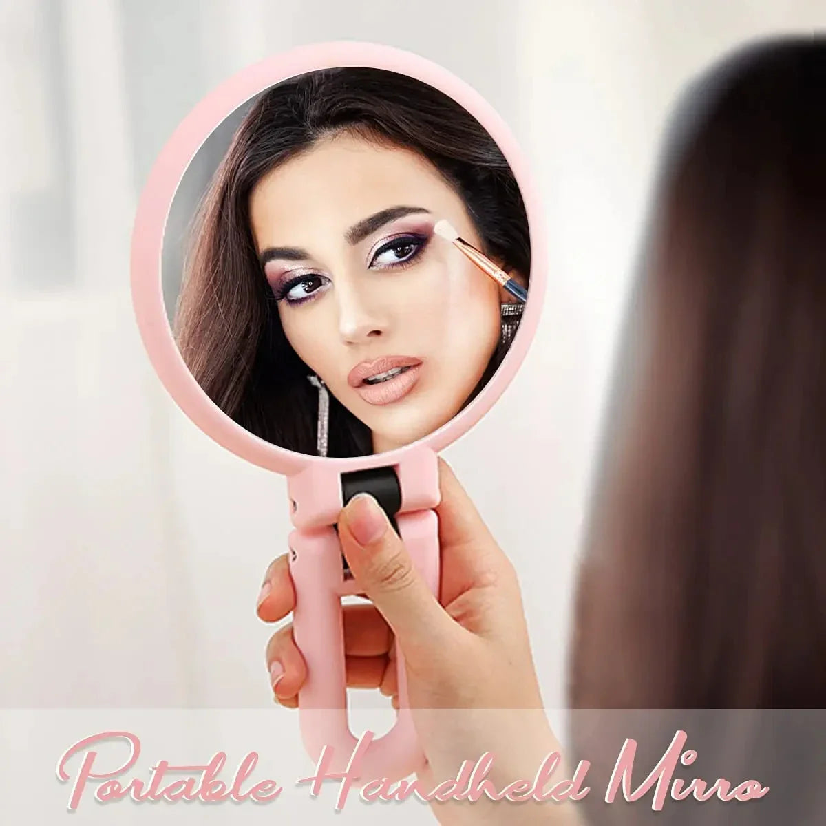 Vintage Double-Sided Magnifying Mirror