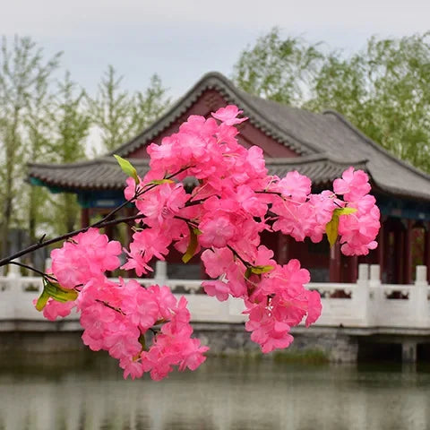Artificial Cherry Blossom Branch