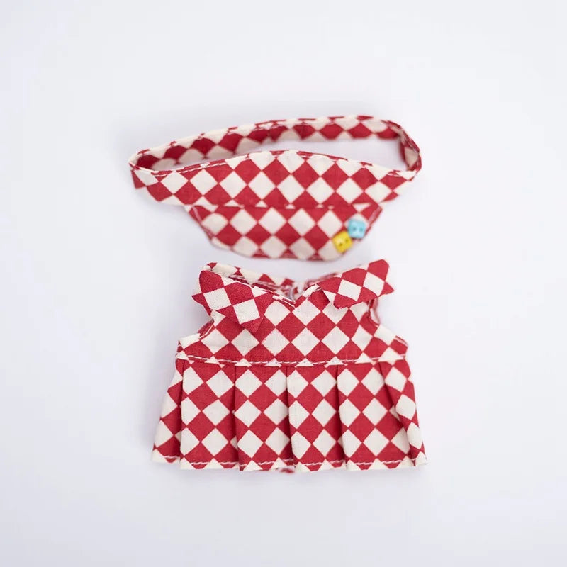 Yoocour Labubu Checkerboard Tennis Outfit