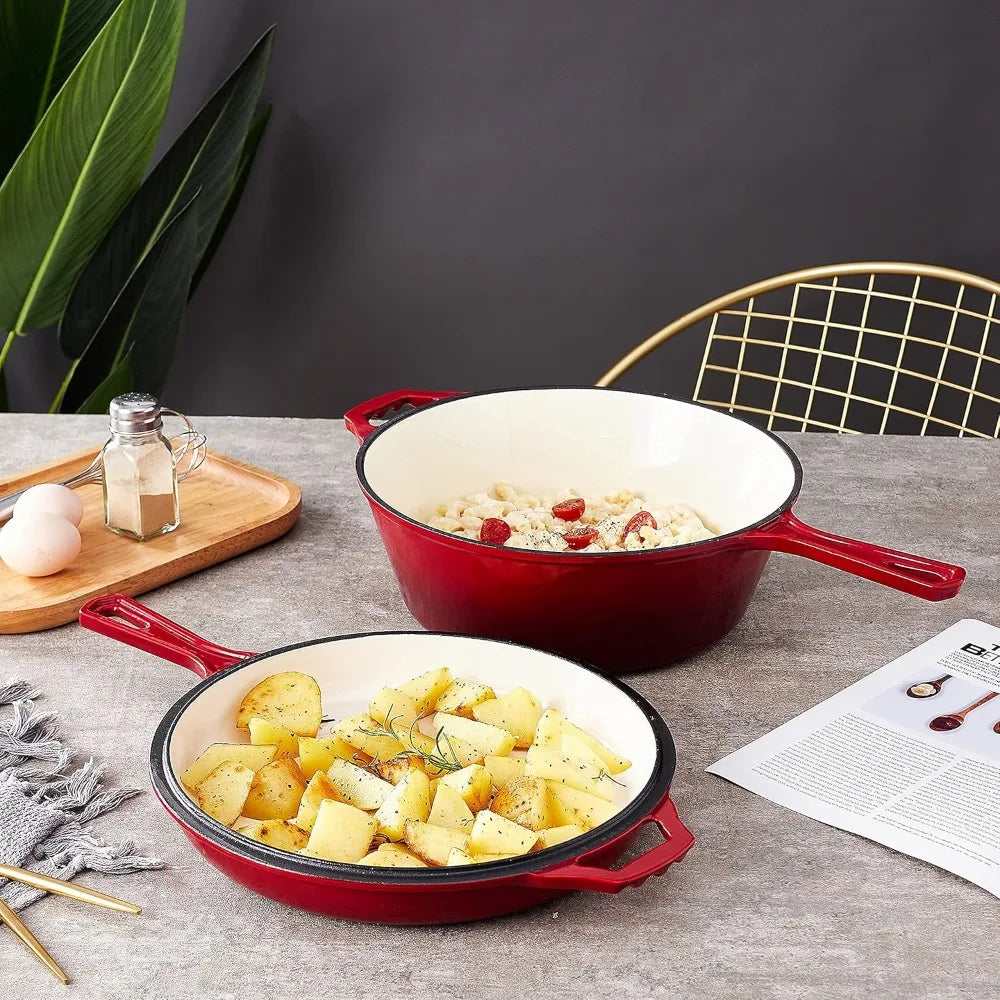 Cast Iron Skillet with Lid