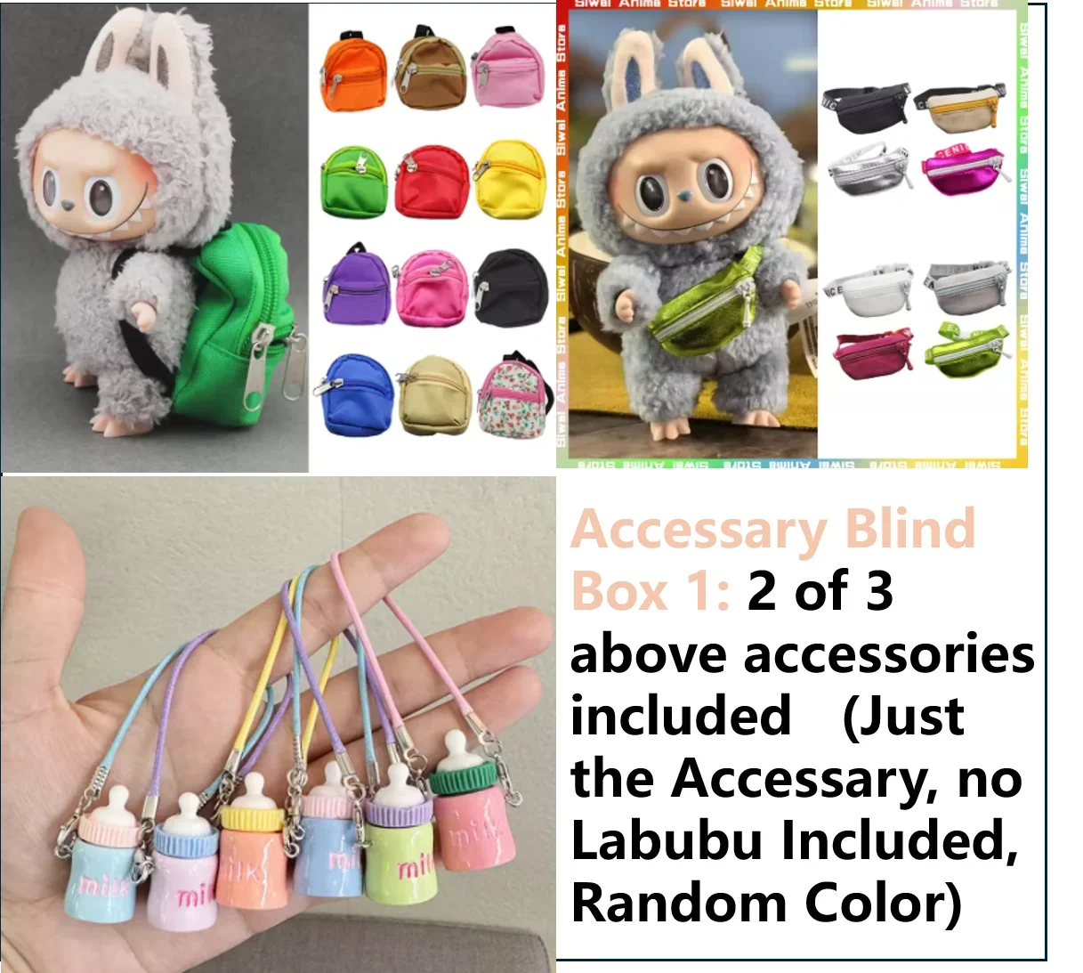 Labubu Monster Doll Blind Box Pendant