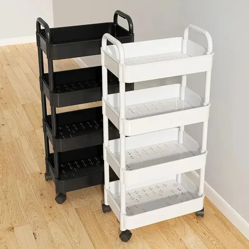 Multi-Layer Movable Storage Cart