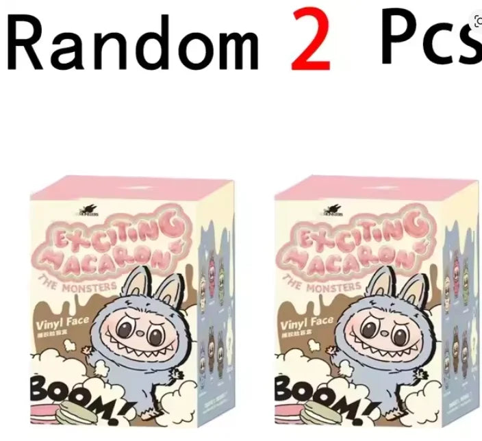 Labubu Heartbeat Macaron Doll Pendant