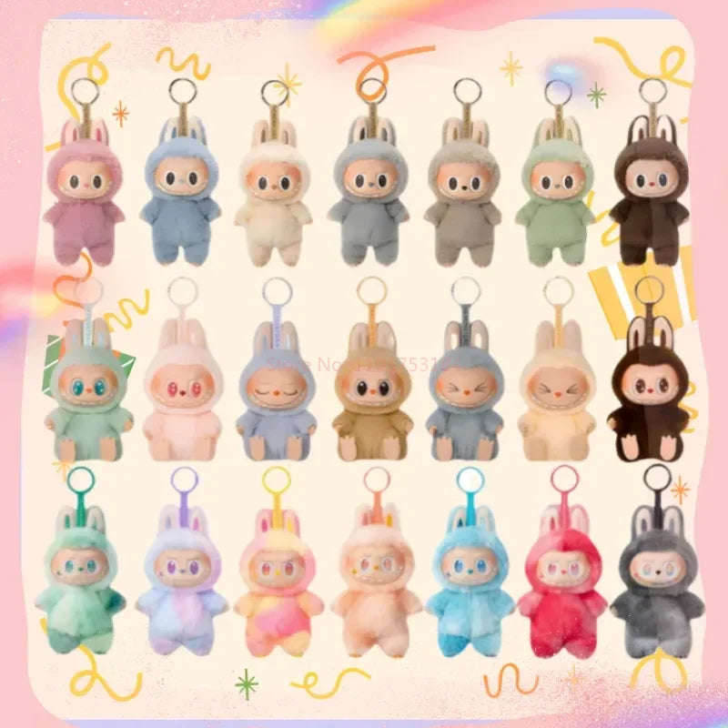 Labubu V1–V3 Series Macaron Keychain