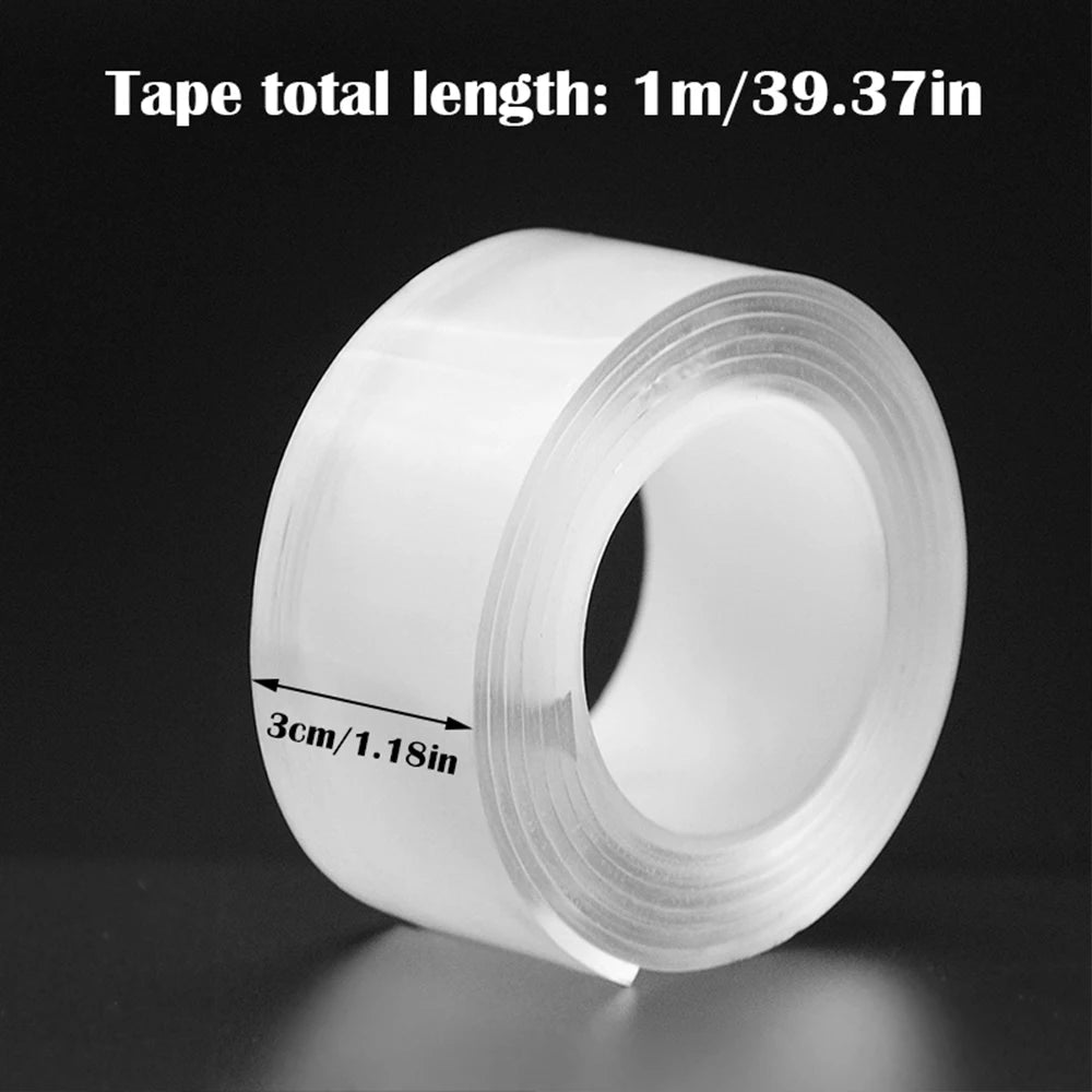 Reusable Transparent Double-Sided Tape