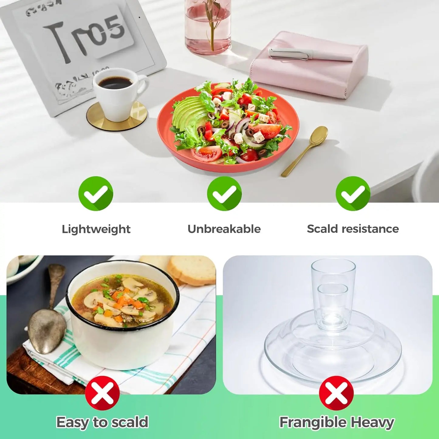 Wheat Straw Dinnerware Set