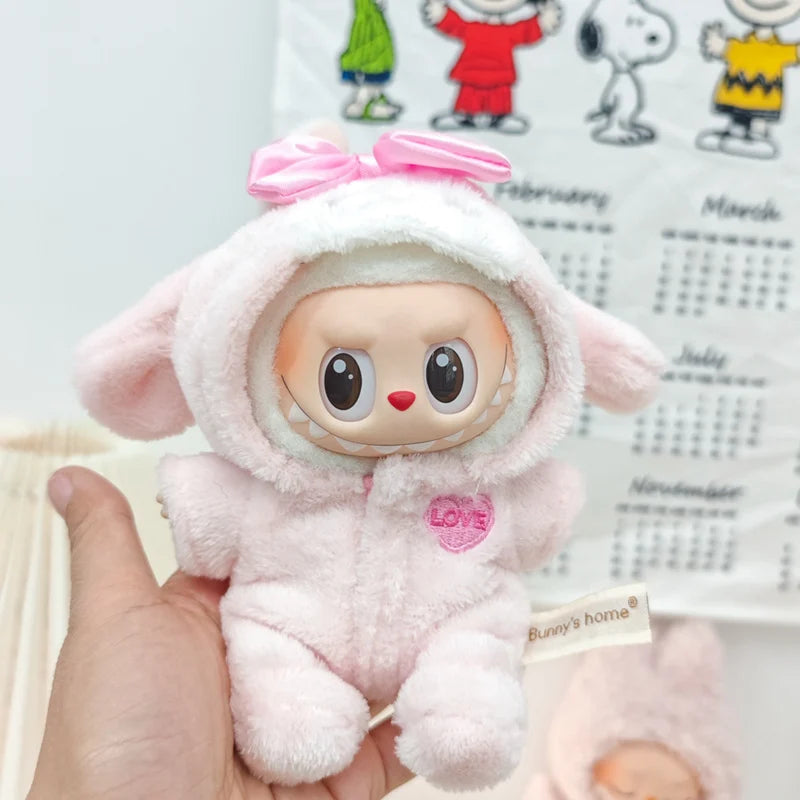 Labubu Hairy Rabbit Onesie Set