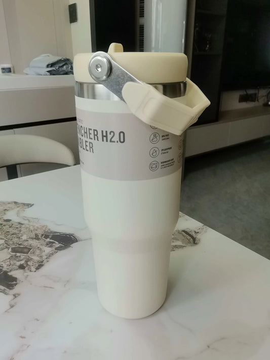 Stanley 30oz Vacuum Tumbler - white