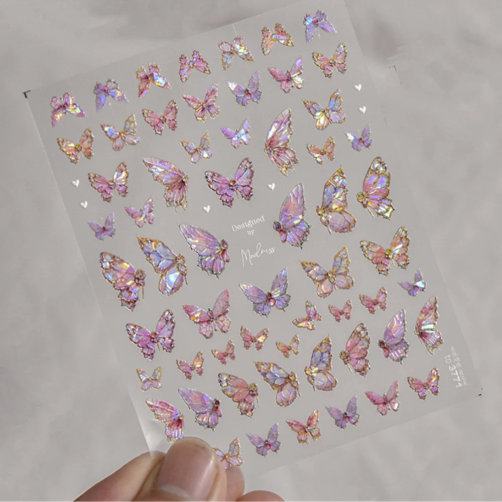 NAILFYOU Kawaii Butterfly Nail Stickers