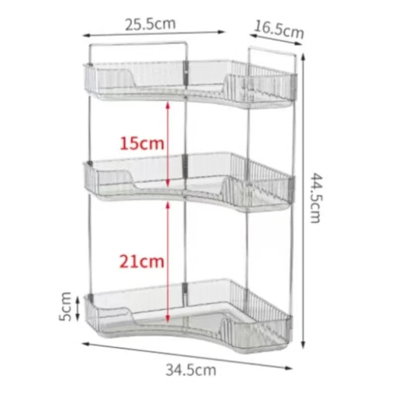 Luxury Corner Cosmetic Storage Rack