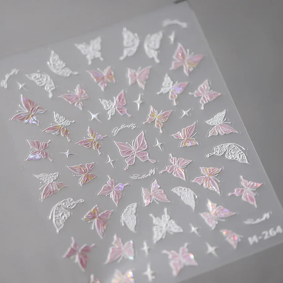 NAILFYOU Kawaii Butterfly Nail Stickers