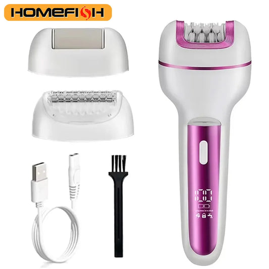 HOMEFISH 3-In-1 Women Epilator Shaver