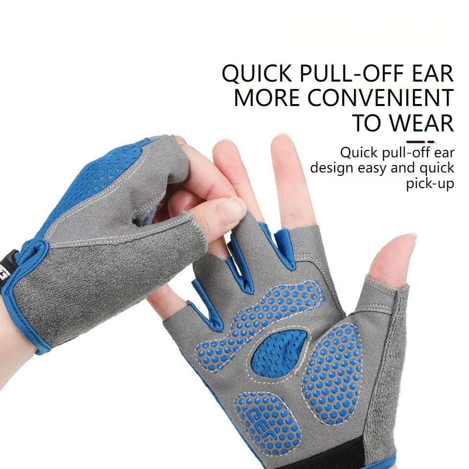 Kids Half Finger Sports Gloves