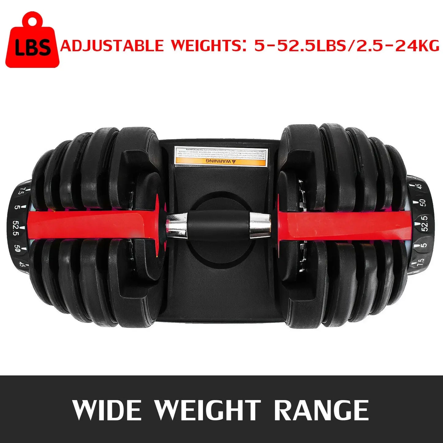 VEVOR 24Kg Adjustable Dumbbell