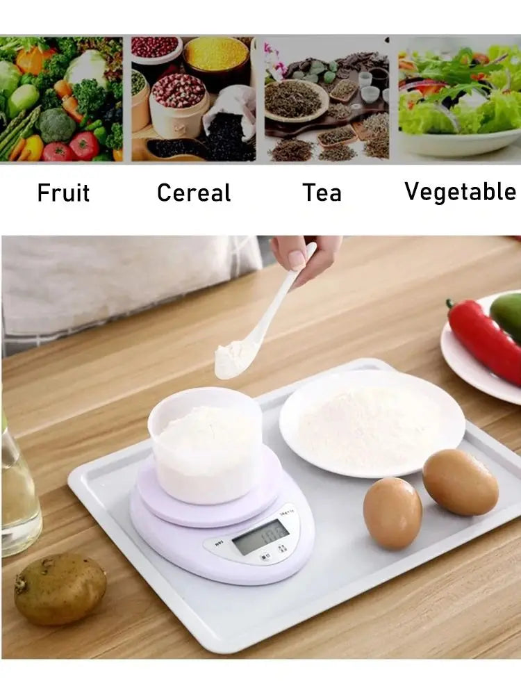 Portable Digital LED Kitchen Scale