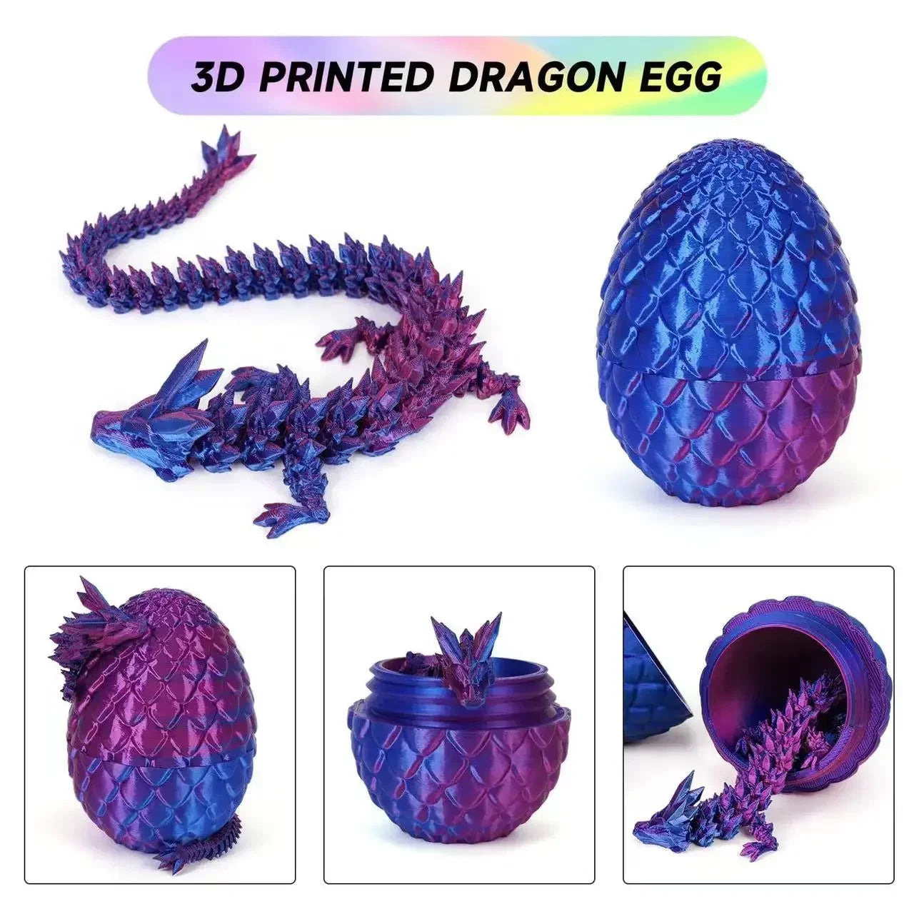 3D Printed Dragon Figurine