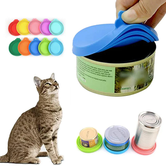 Reusable Pet Can Cover Set