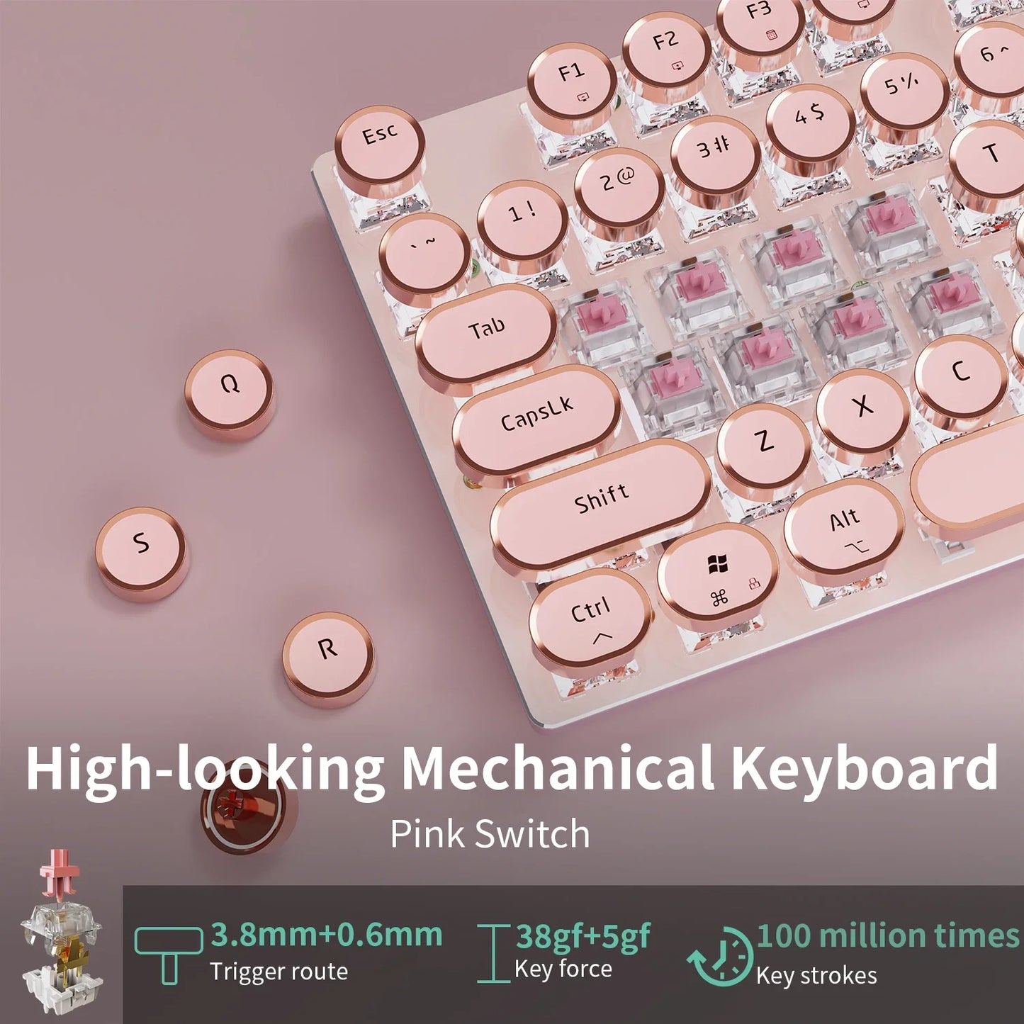 EWEADN V20 Typewriter Keyboard