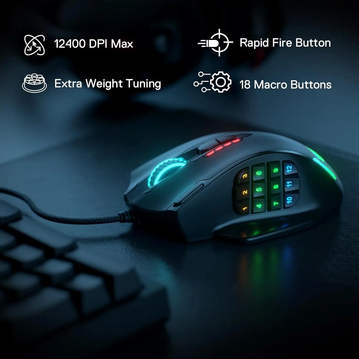REDRAGON Redragon M908 Wired Gaming Mouse