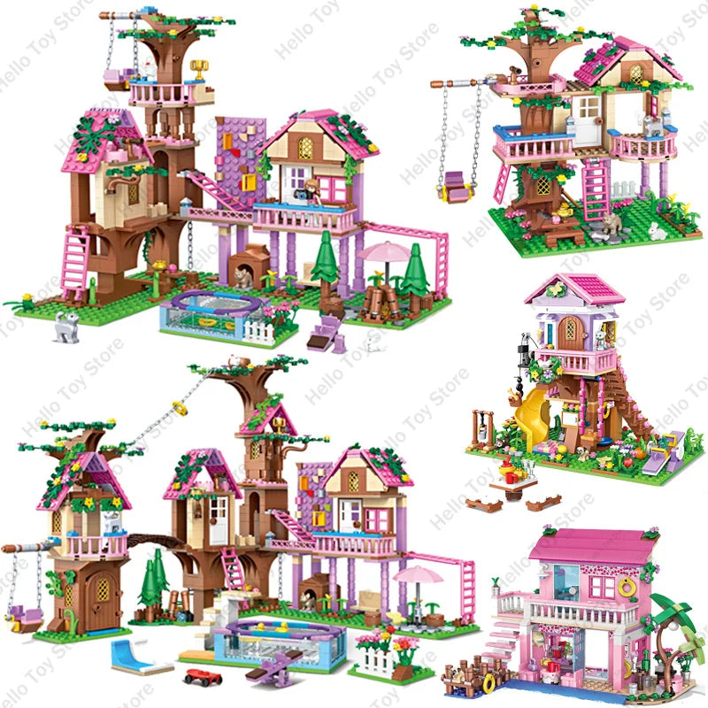 Girls Tree House Blocks